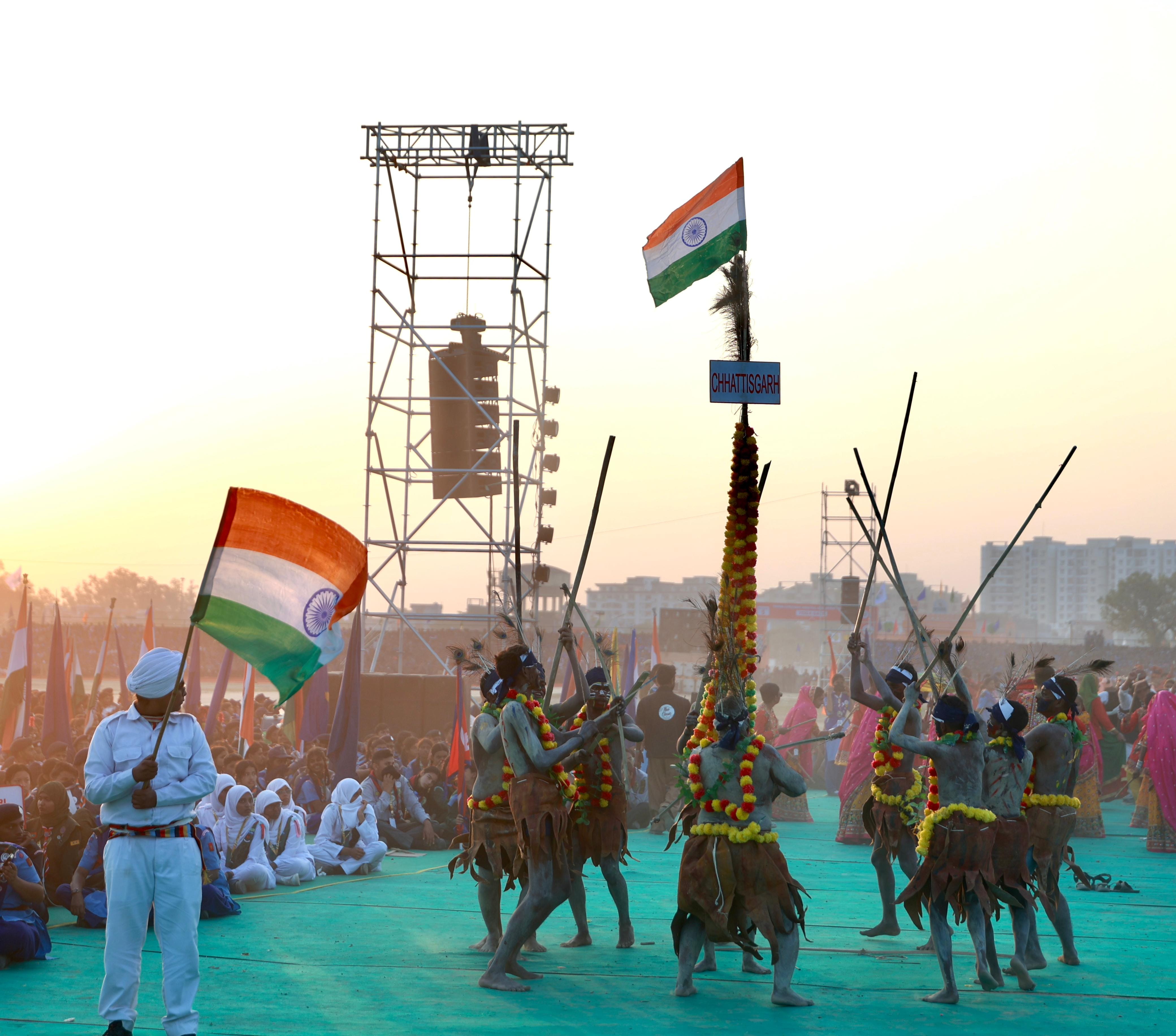 जंबूरी में झलका विविध भारत, वसुधैव कुटुम्बकम् का दिया संदेश जंबूरी में झलका विविध भारत, वसुधैव कुटुम्बकम् का दिया संदेश
