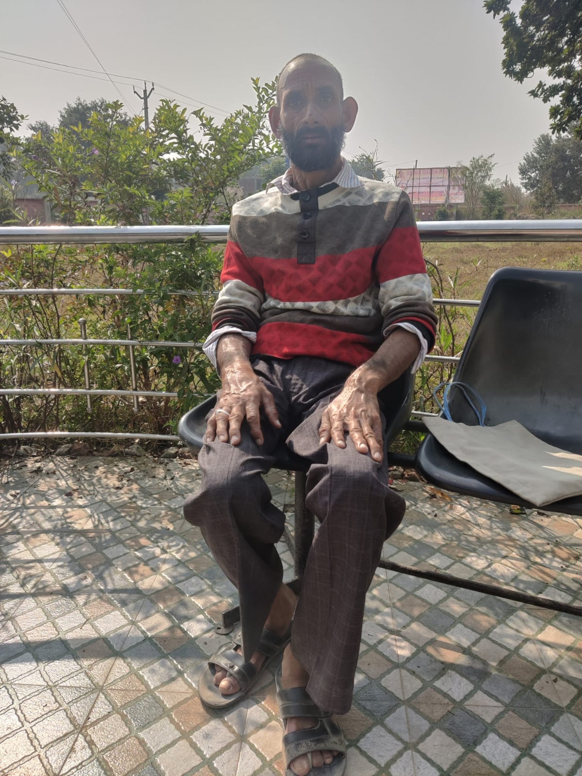 नेवादा के सरवरपुर निवासी हर्षदेव यादव। संवाद