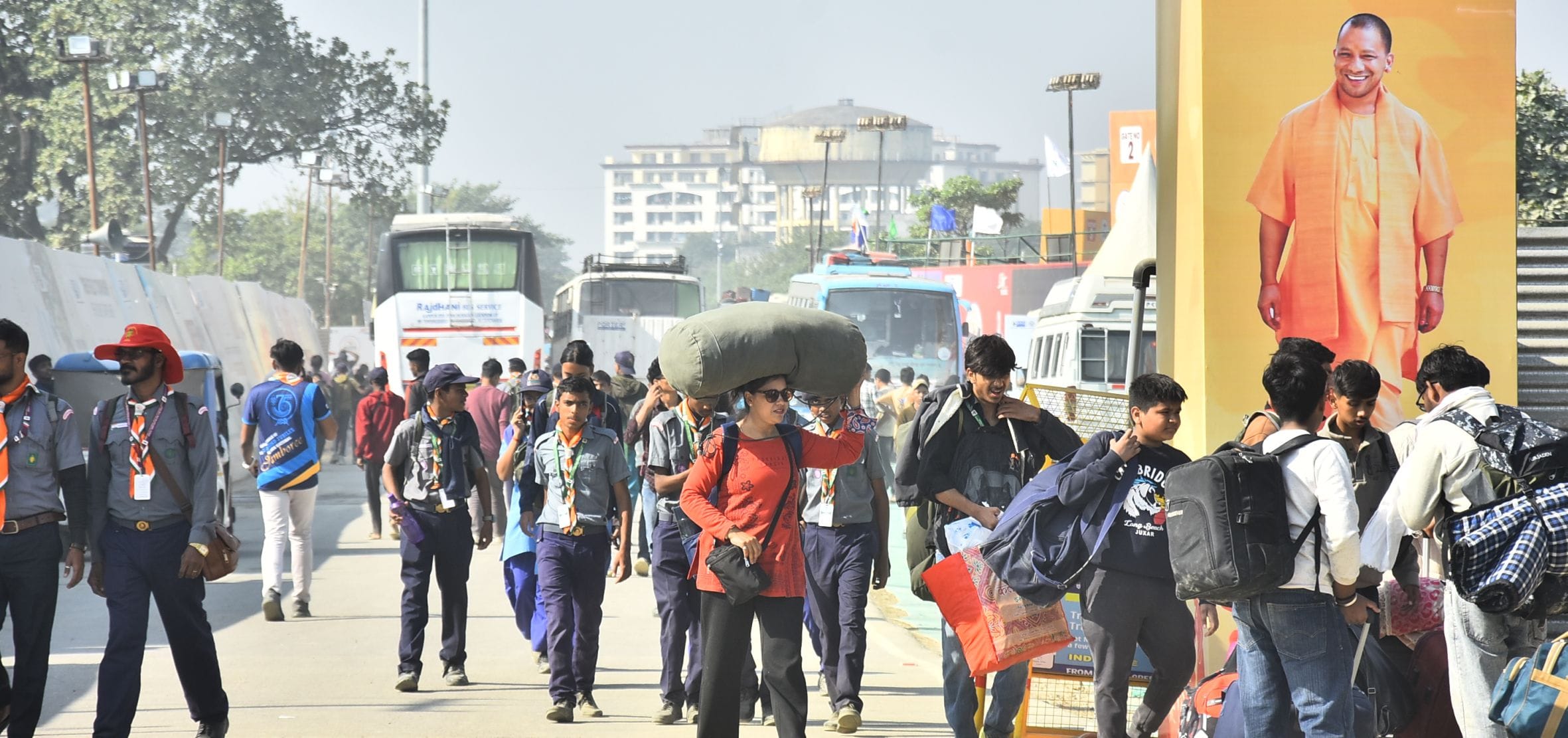 जंबूरी का हुआ समापन। जंबूरी का हुआ समापन।