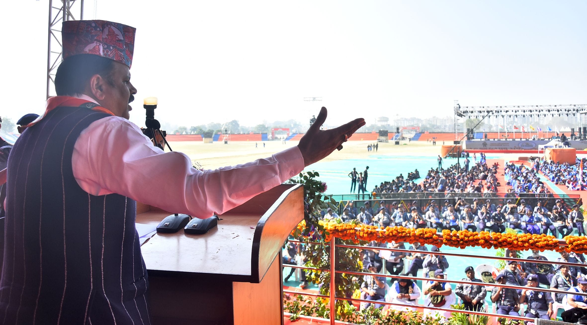 जंबूरी का हुआ समापन। जंबूरी का हुआ समापन।