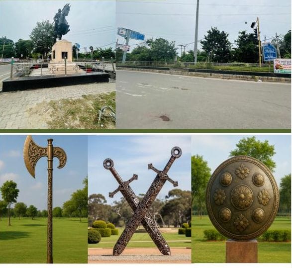 फोटो 11: सोनीपत में तिरंगा चौक पर ग्राफिक्स की तर्ज पर बनाई जाएगी शेर की प्रतिमा। स्रोत: नगर नि फोटो 11: सोनीपत में तिरंगा चौक पर ग्राफिक्स की तर्ज पर बनाई जाएगी शेर की प्रतिमा। स्रोत: नगर नि