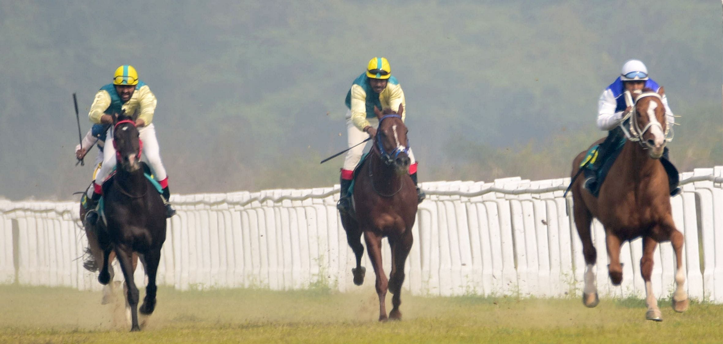 लखनऊ रेसकोर्स में आयोजित मिलेनियम कप की झलकियां। लखनऊ रेसकोर्स में आयोजित मिलेनियम कप की झलकियां।