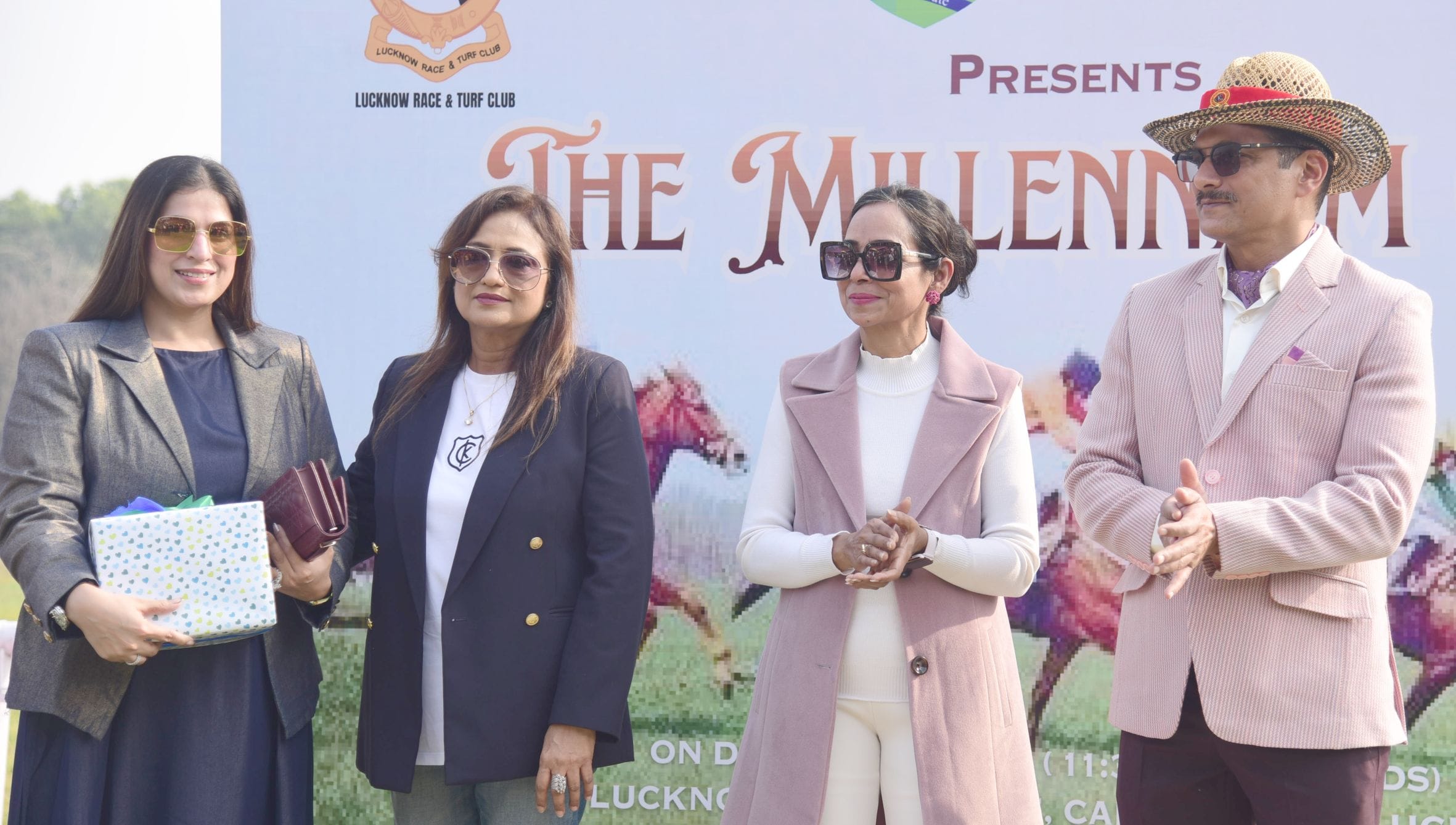 लखनऊ रेसकोर्स में आयोजित मिलेनियम कप की झलकियां। लखनऊ रेसकोर्स में आयोजित मिलेनियम कप की झलकियां।