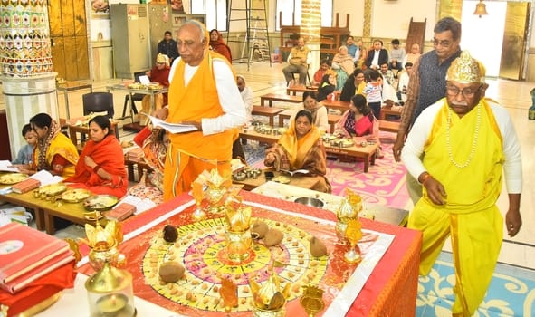 श्री दिगंबर जैन मंदिर का 24वां स्थापना दिवस मनाया