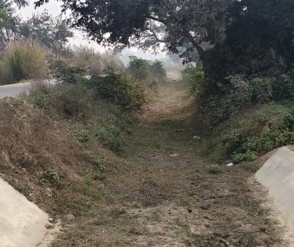 बाबा बेलखरनाथ धाम क्षेत्र के करमाही में सुखी रखहा माइनर। संवाद बाबा बेलखरनाथ धाम क्षेत्र के करमाही में सुखी रखहा माइनर। संवाद