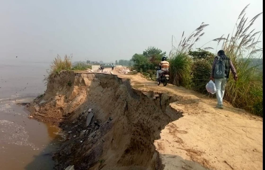 फोटो-1-कालीमिट्टी-शिवराजपुर मार्ग में प्रस्तावित वैकल्पिक मार्ग का रास्ता। संवाद फोटो-1-कालीमिट्टी-शिवराजपुर मार्ग में प्रस्तावित वैकल्पिक मार्ग का रास्ता। संवाद