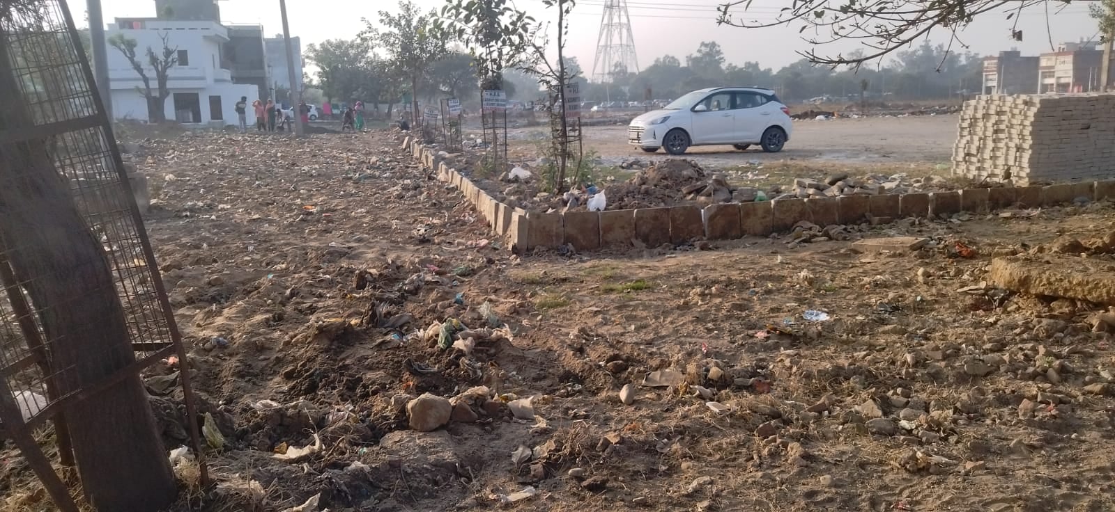 कुरुक्षेत्र। सेक्टर 10 में इसी जगह पर थी डंपिंग साइट, अब दिया जा रहा नया रूप। संवाद 