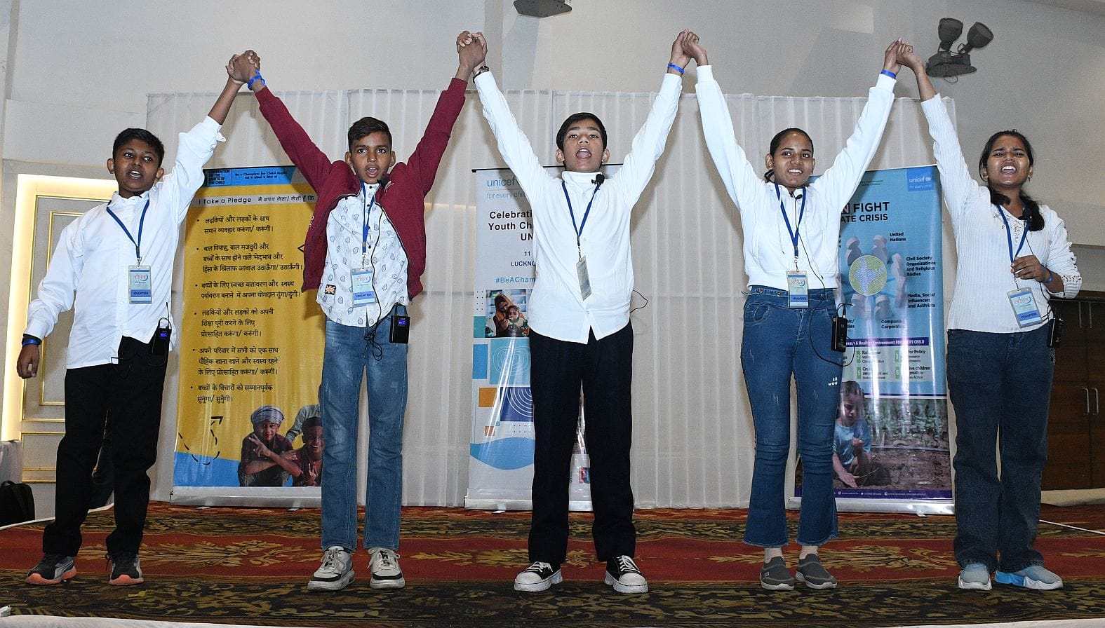 यूनिसेफ के 78वें स्थापना दिवस पर बृहस्पतिवार को गोमतीनगर के होटल में बाल अधिकार पर चर्चा हुई।