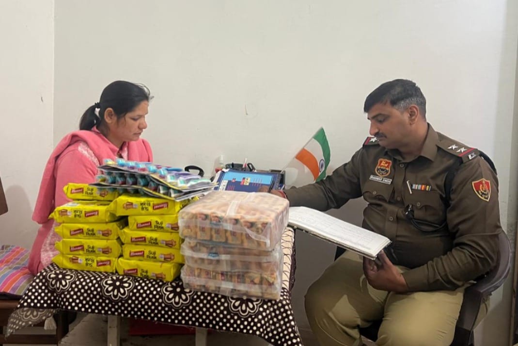 ऑपरेशन हाॅट स्पॉट डोमिनेशन के तहत पुलिस बहलोली गांव स्थित आचार्य श्री विद्यासागर मोक्ष वृद्धाआ