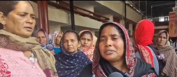 अंबाला सिटी के नागरिक अस्पताल में उपचाराधीन महिला। संवाद