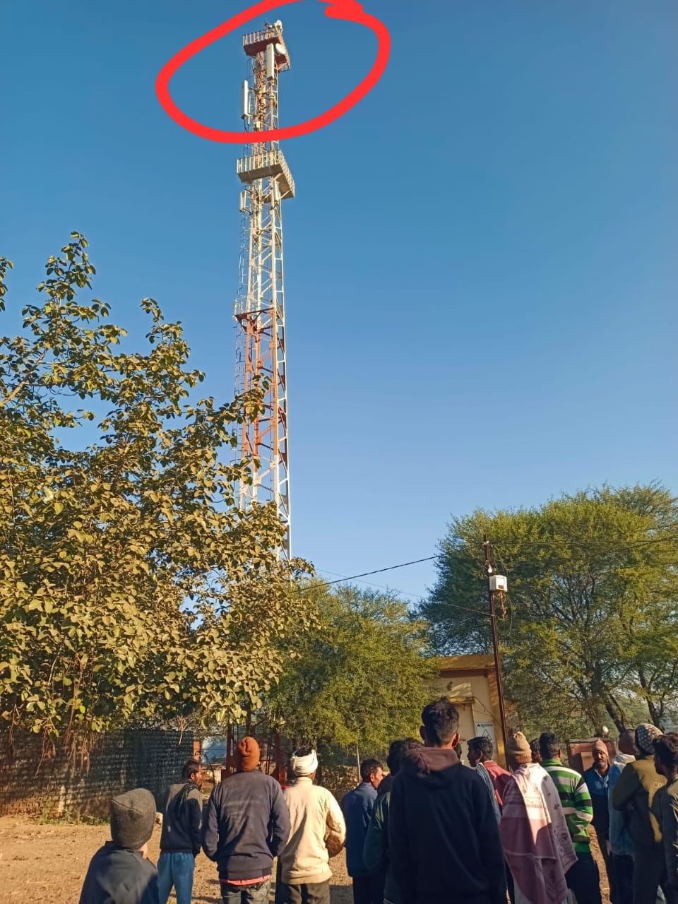 ड्रोन से लिया गया वीडियो