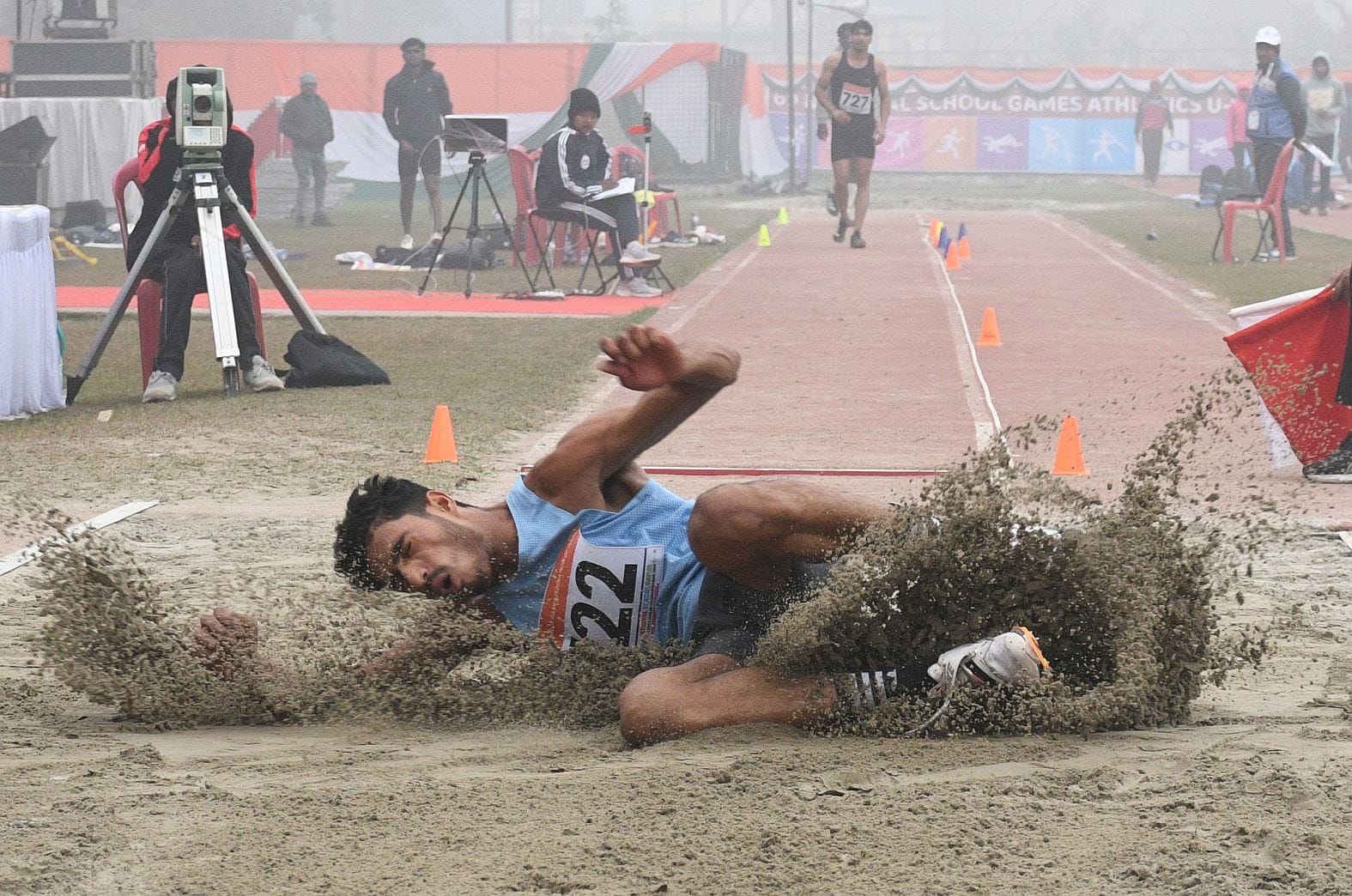 कुर्सी रोड स्थित गुरु गोबिंद सिंह स्पोर्ट्स कॉलेज परिसर में आयोजित पांच दिवसीय 69वीं राष्ट्रीय 