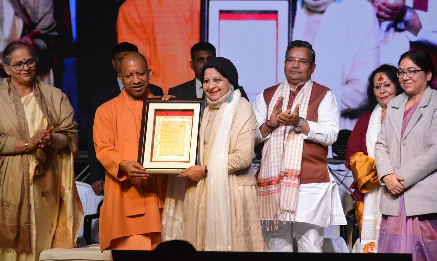 मुख्यमंत्री योगी आदित्यनाथ ने बृहस्पतिवार को भातखंडे संस्कृति विश्वविद्यालय के तीन दिवसीय शताब्
