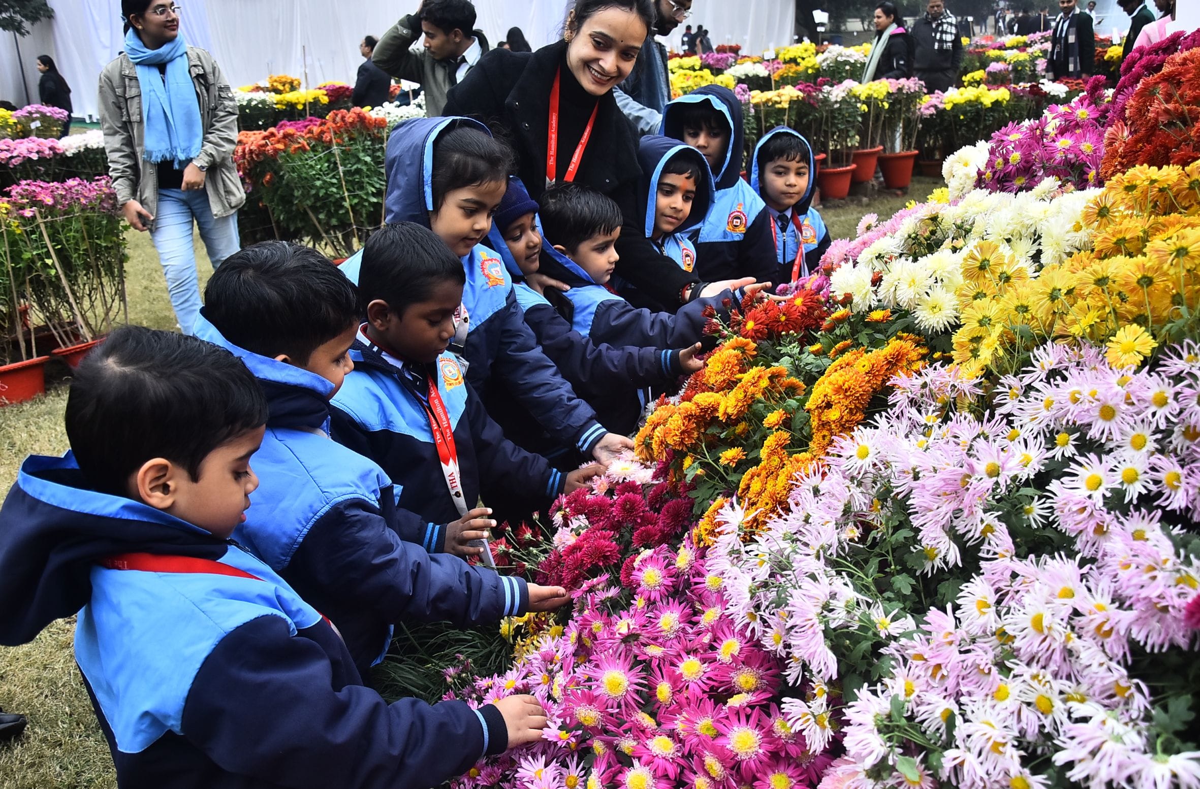 वनस्पति उद्यान स्थित सेंट्रल लॉन में दो दिवसीय गुलदाउदी एवं कोलियस पुष्प प्रदर्शनी–2025 का शुभा