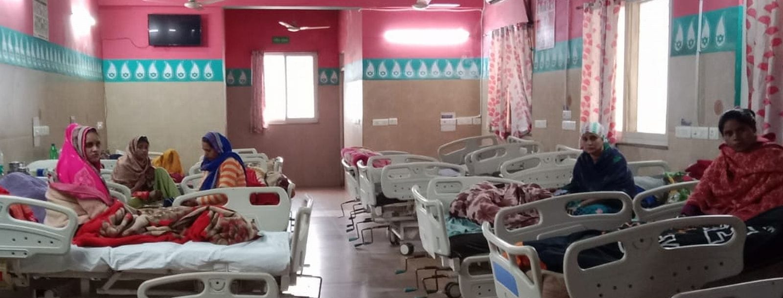 अब: जिला महिला अस्पताल में लगा हीटर। संवाद