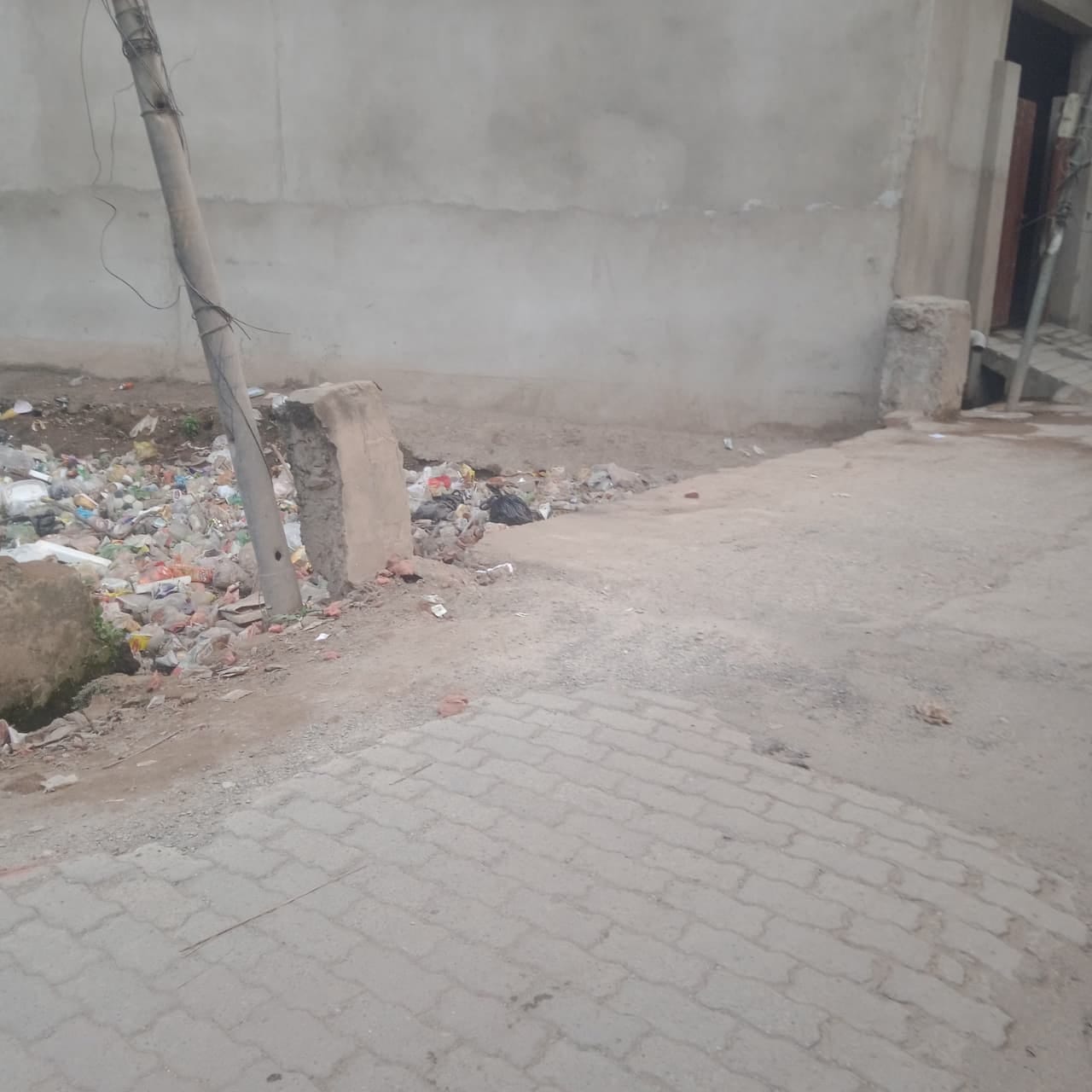 अंबाला छावनी में एकता विहार से गोबिंद नगर की तरफ जाने वाली गंजी पुलिया के हालात। स्वयं