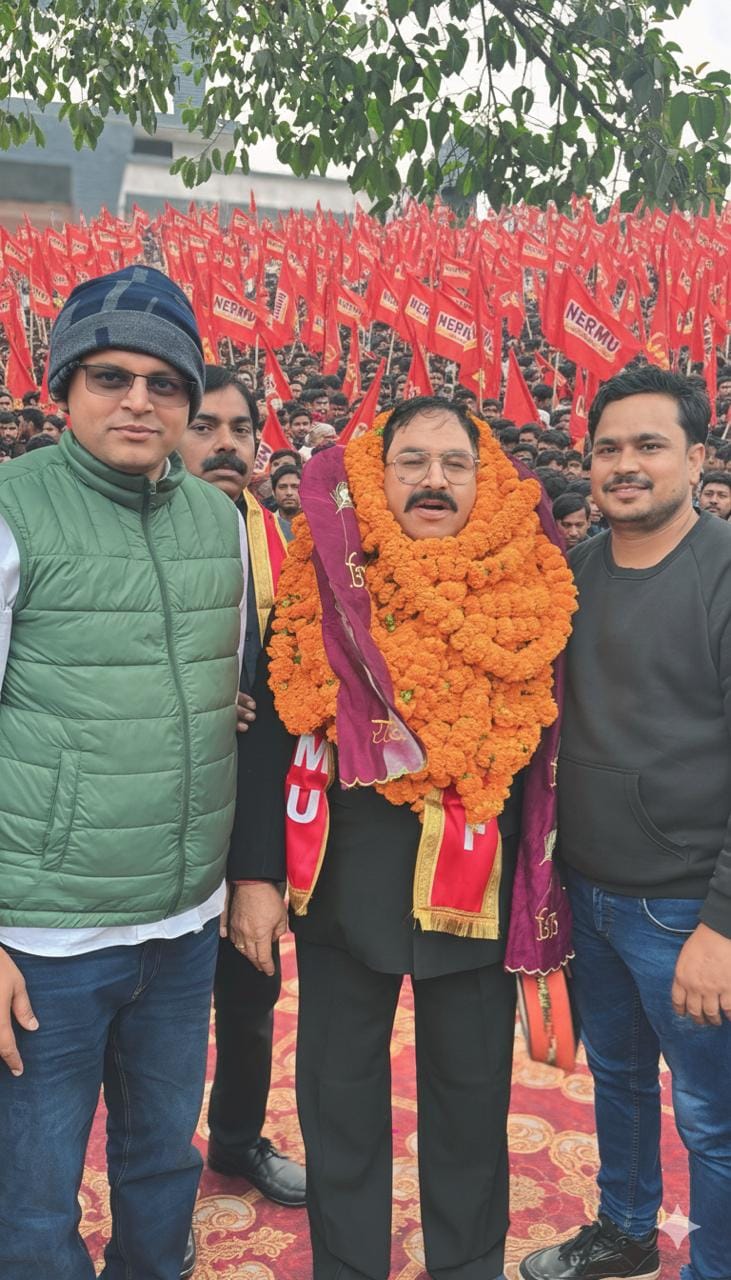 बसंत चतुर्वेदी बने एनई रेलवे मजदूर यूनियन महामंत्री बसंत चतुर्वेदी बने एनई रेलवे मजदूर यूनियन महामंत्री