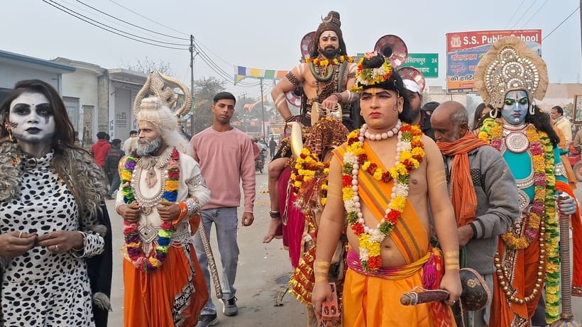 रावण की झांकी।   (परीक्षितगढ)