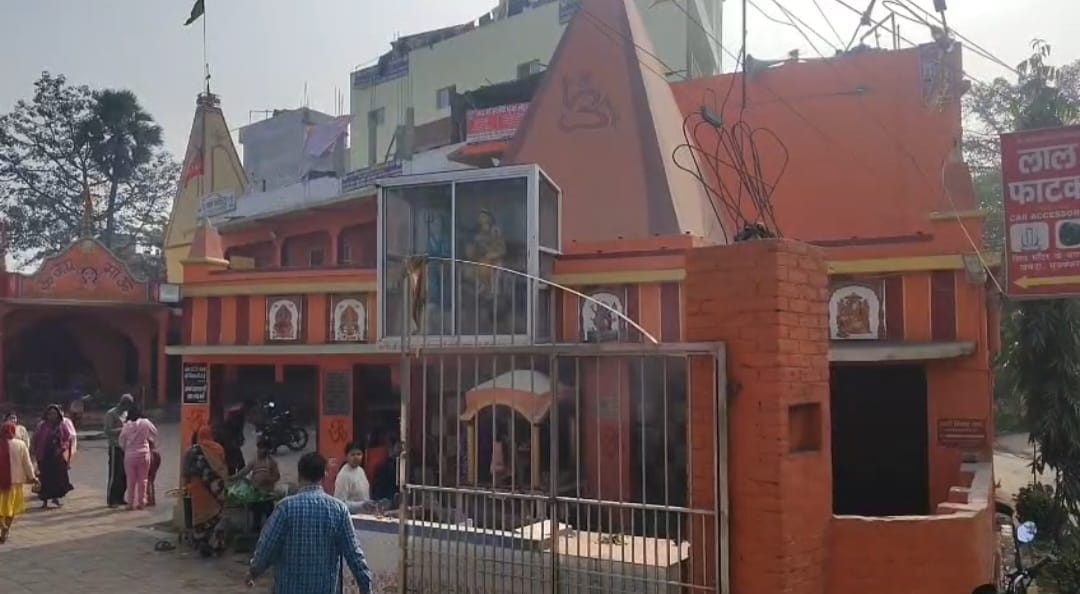 मंदिर में चोरी की कोशिश नाकाम मंदिर में चोरी की कोशिश नाकाम