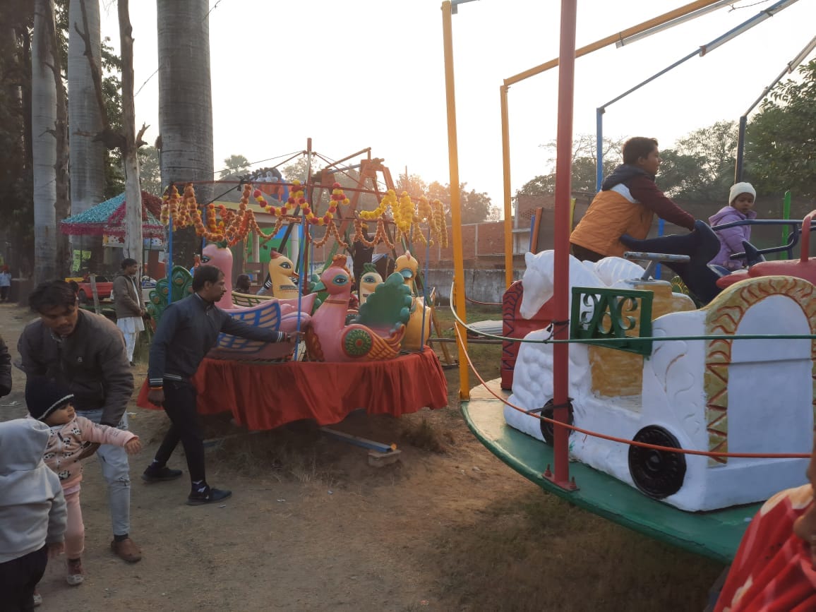 नव वर्ष पर दर्शन के लिए समय माता मंदिर में लगी लाइन-संवाद