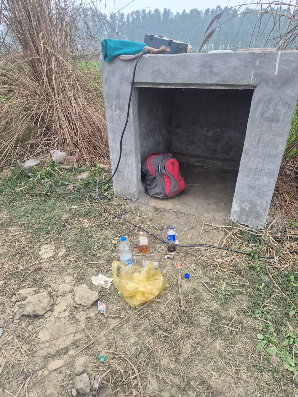 पानीपत। घटना स्थल पर पड़ा खून। संवाद पानीपत। घटना स्थल पर पड़ा खून। संवाद