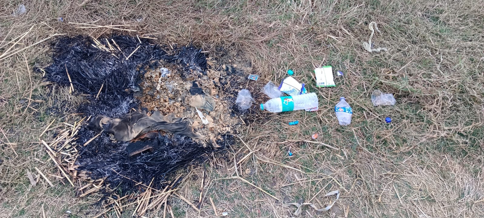 पानीपत। घटना स्थल पर पड़ा खून। संवाद पानीपत। घटना स्थल पर पड़ा खून। संवाद