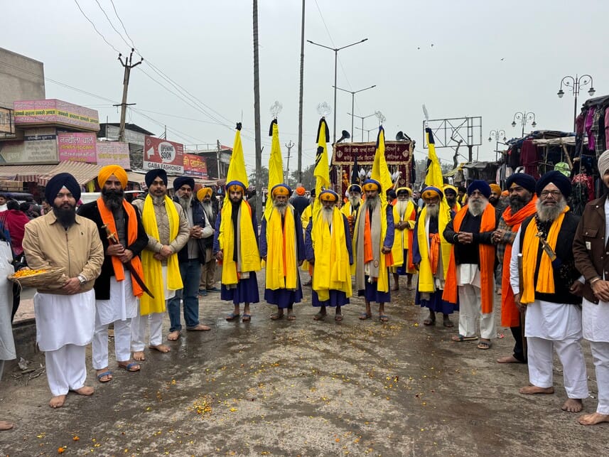 शहर के गुरुद्वारा श्री बादशाही बाग साहिब से नगर कीर्तन निकाला गया। प्रवक्ता