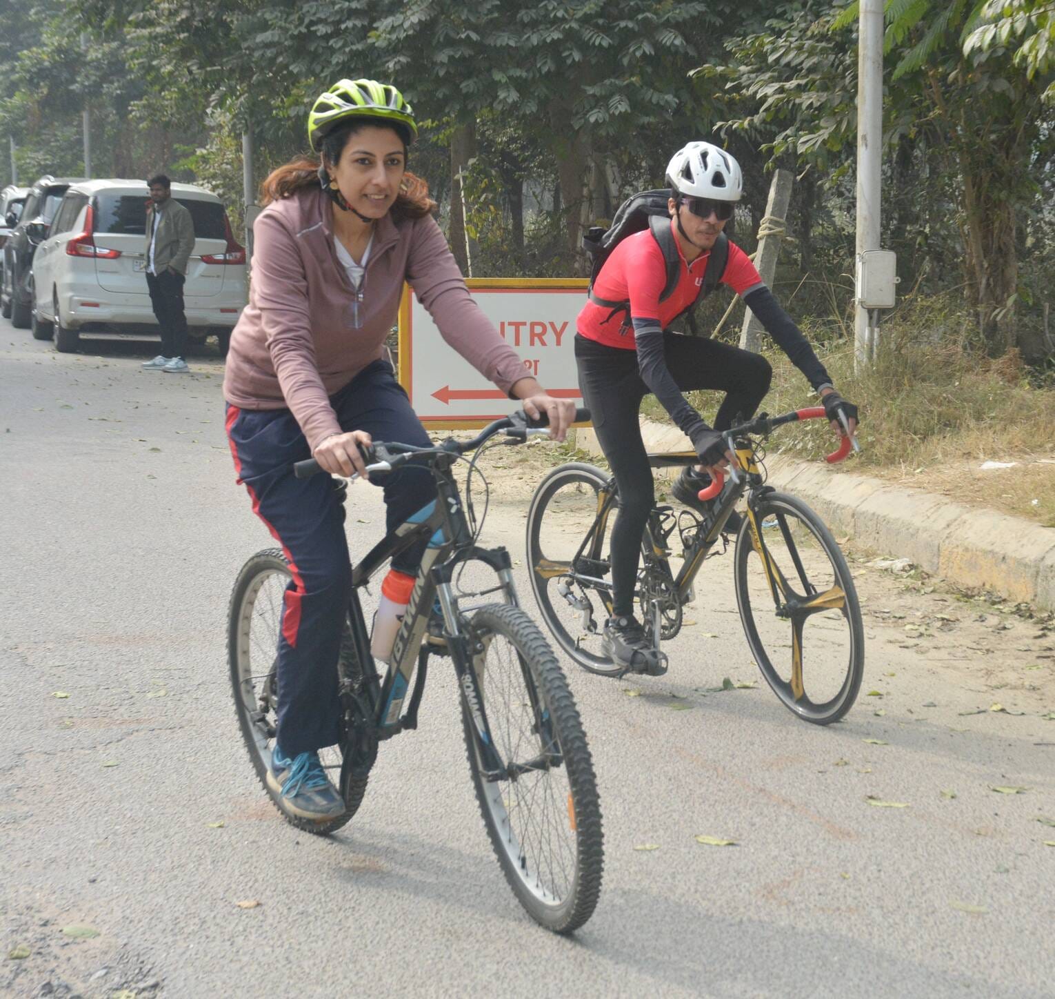 गीता का संदेश देेने के लिए निकाली साइकिल यात्रा