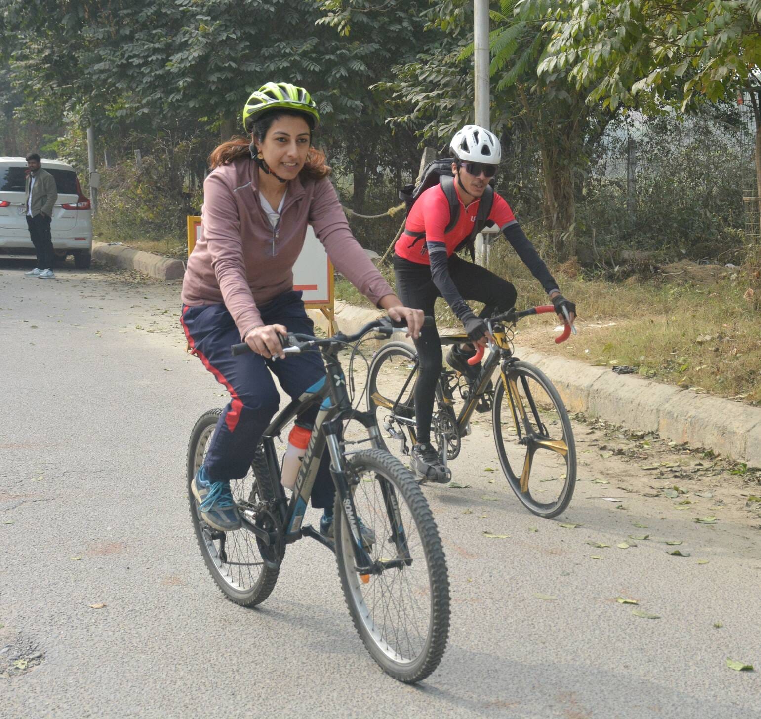 गीता का संदेश देेने के लिए निकाली साइकिल यात्रा