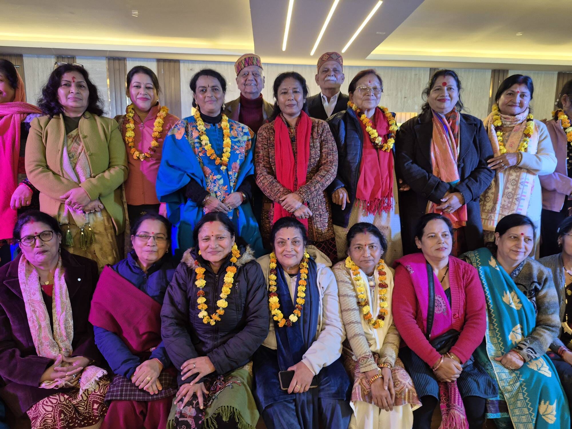 उत्तराखंड महापरिषद के कार्यालय में मौजूद नवनियुक्त पदाधिकारी। स्रोत ः संगठन