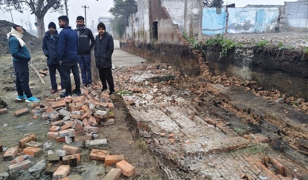 फोटो-19-घायल कुलदीप। संवाद