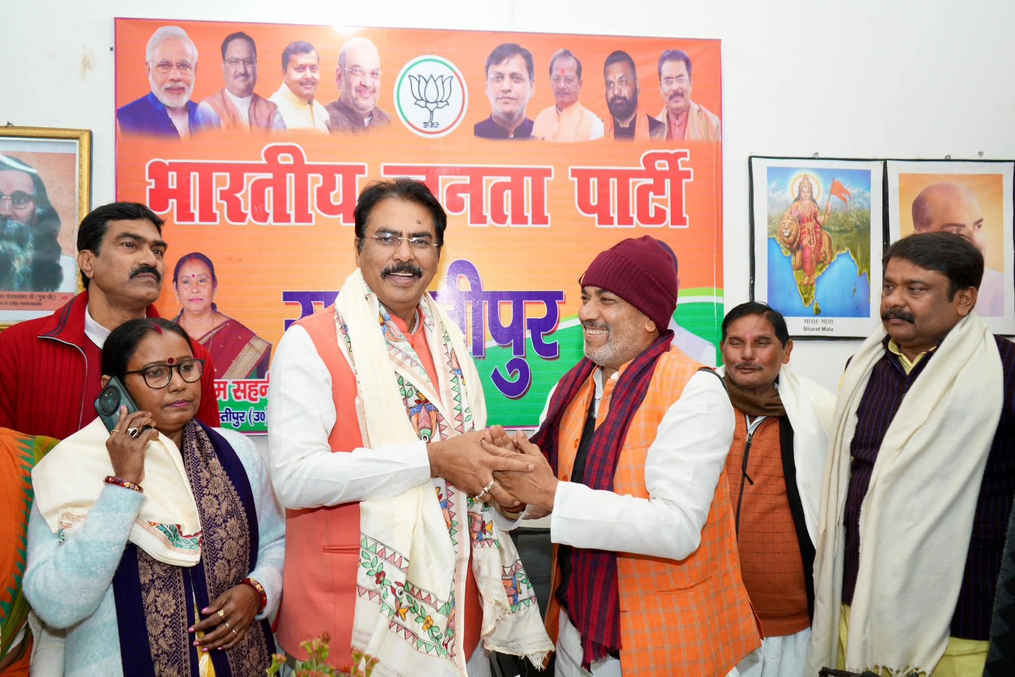 भाजपा प्रदेश अध्यक्ष का जोरदार किया गया स्वागत