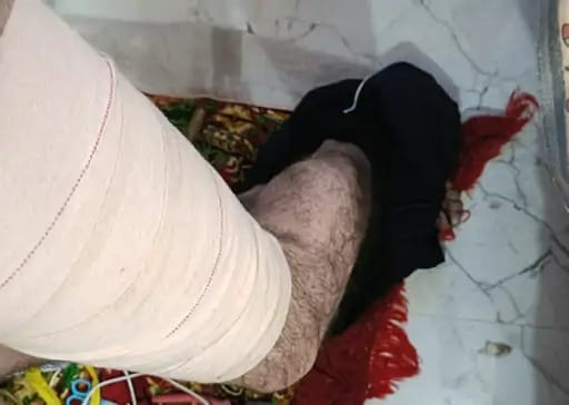 पीड़ित साहिल सोनी। स्वयं