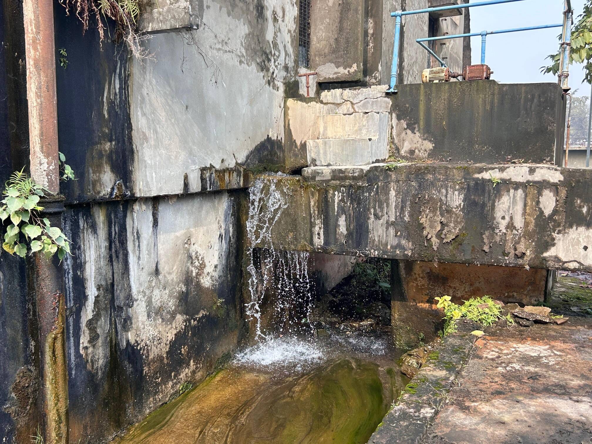 27...रोहतक के मानसरोवर पार्क स्थित प्रथम जलघर के डब्ल्यूटीपी जमी काई और आती दुर्गंध। संवाद