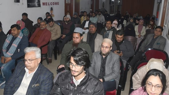 न्यू हैदराबाद स्थित उत्तर प्रदेश संस्कृत संस्थान के सभागार में शुक्रवार को ‘संयुक्त राष्ट्र संघ