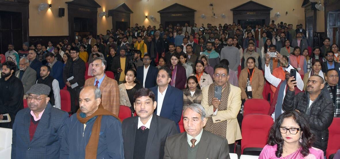 न्यू हैदराबाद स्थित उत्तर प्रदेश संस्कृत संस्थान के सभागार में शुक्रवार को ‘संयुक्त राष्ट्र संघ