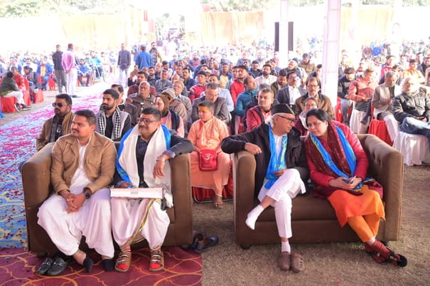 रामाधीन सिंह उत्सव स्थल में सकल हिंदू समाज रामदीन बस्ती विवेकानंद नगर की ओर से हुआ कार्यक्रम। 