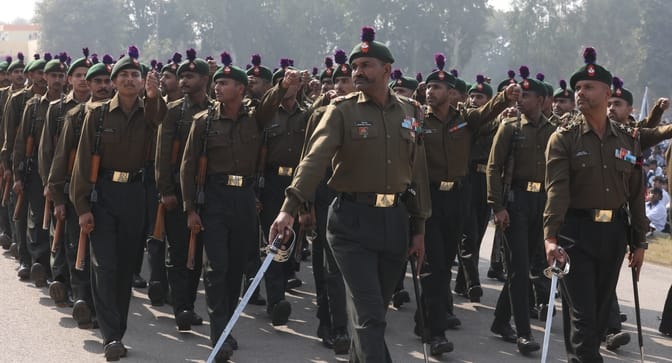 पुलिस लाइन में शनिवार से गणतंत्र दिवस परेड की रिहर्सल शुरू हुई। -संवाद पुलिस लाइन में शनिवार से गणतंत्र दिवस परेड की रिहर्सल शुरू हुई। -संवाद