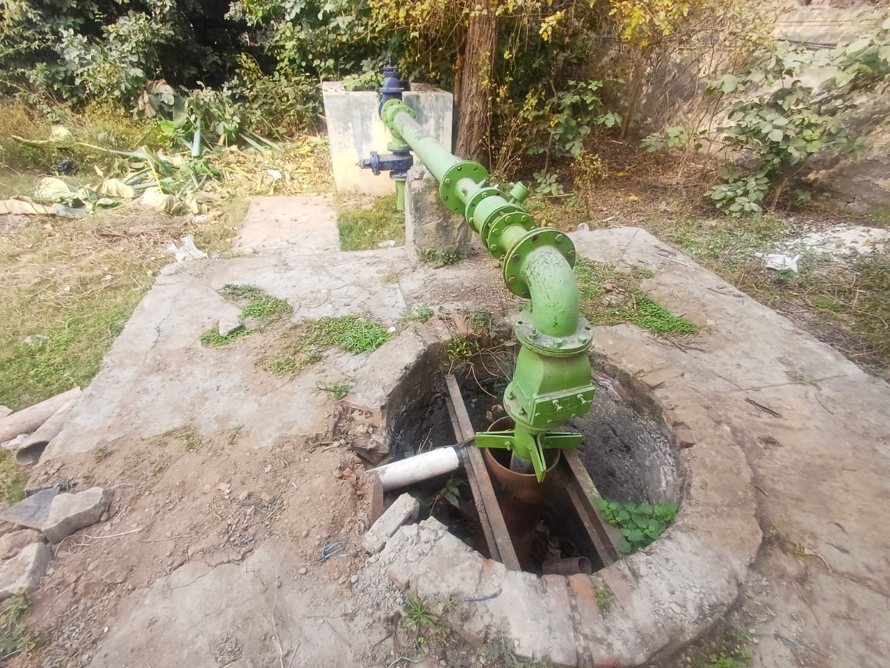 अंबाला छावनी के लालकुर्ती में सब्जी मंडी के पीछे स्थित जलघर। संवाद