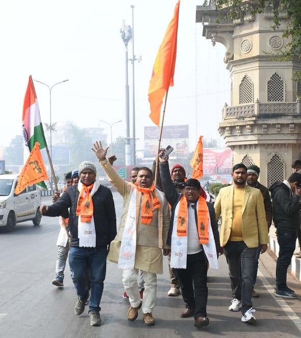 भोजवाल समाज ने अयोध्या तक निकाली पदयात्रा भोजवाल समाज ने अयोध्या तक निकाली पदयात्रा