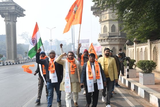 भोजवाल समाज ने अयोध्या तक निकाली पदयात्रा भोजवाल समाज ने अयोध्या तक निकाली पदयात्रा