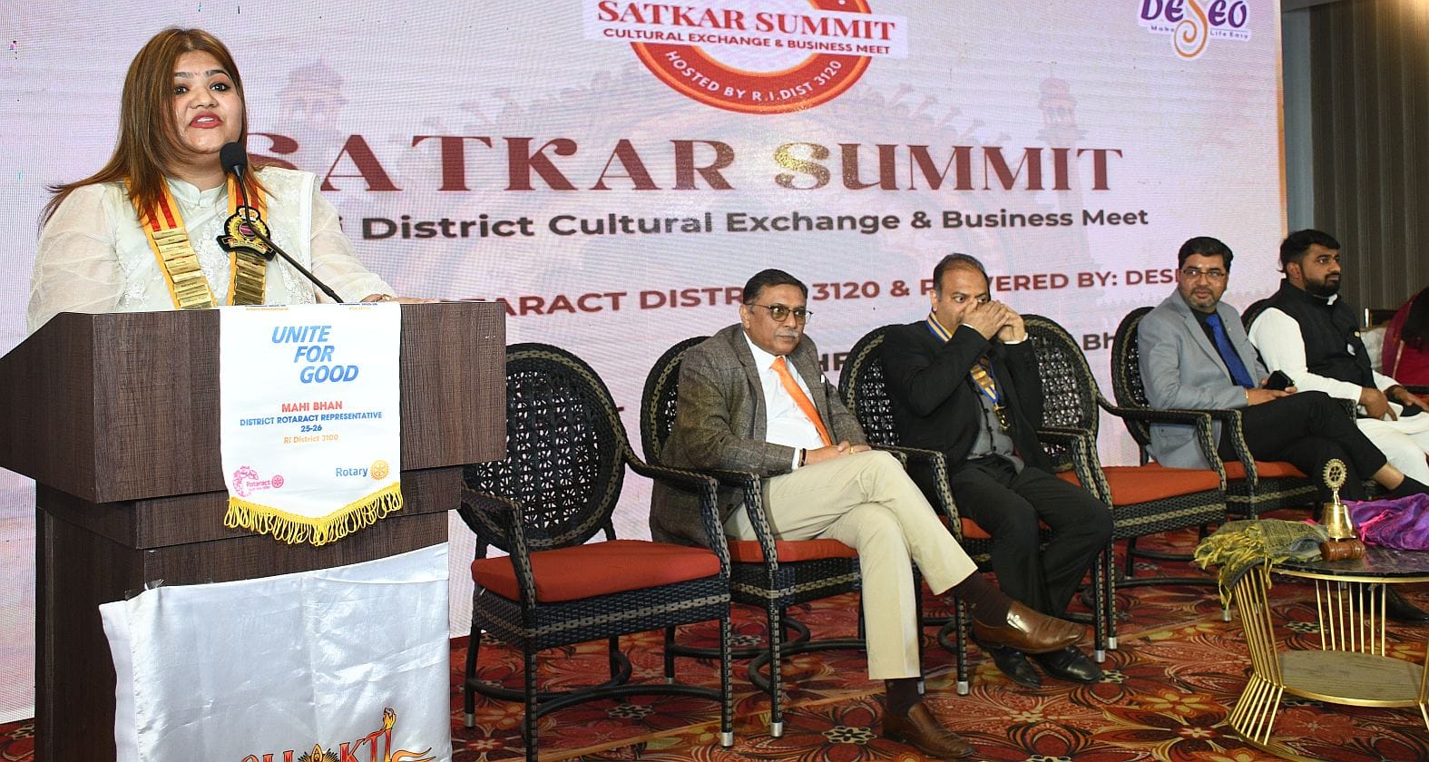 रोटरैक्ट डिस्ट्रिक्ट ऑर्गनाइज़ेशन की ओर से शुक्रवार को रोटरी इंटरनेशनल डिस्ट्रिक्ट 3120 के बैनर