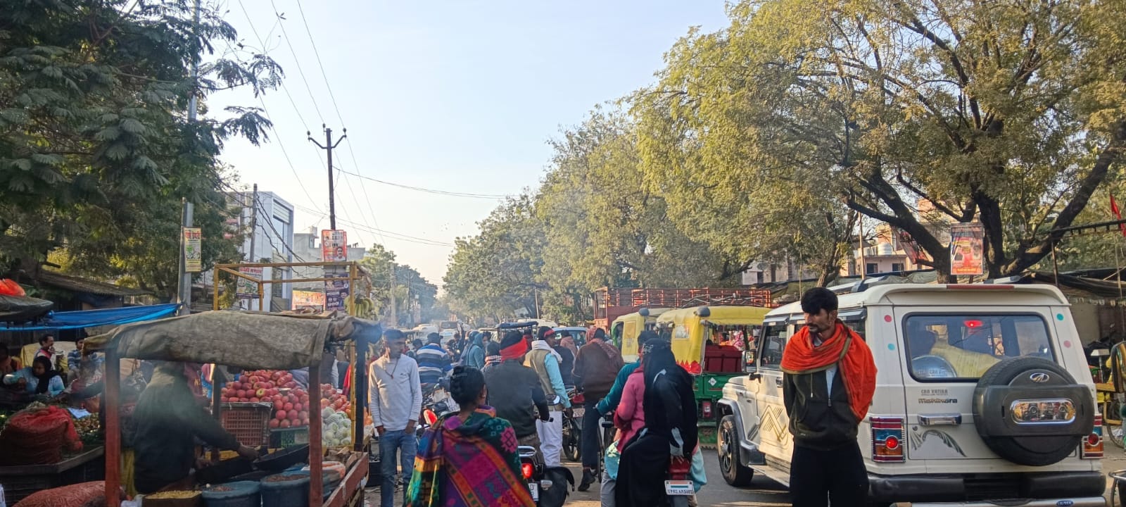 श्रीकृष्ण नगर रेलवे स्टेशन के समीप निर्माणाधीन फ्लाई ओवर। संवाद