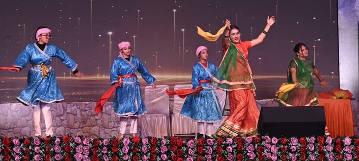 पहाड़ी लोकगीतों से सजी शाम