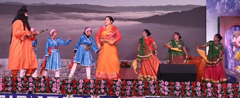 पहाड़ी लोकगीतों से सजी शाम