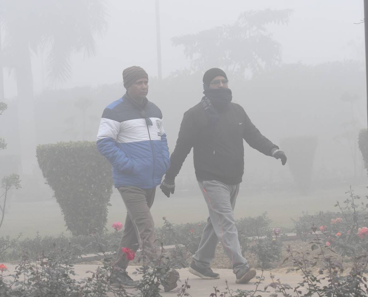 सुबह कोहरे में सैर सेहत के लिए हो सकती है नुकसानदेह। सुबह कोहरे में सैर सेहत के लिए हो सकती है नुकसानदेह।