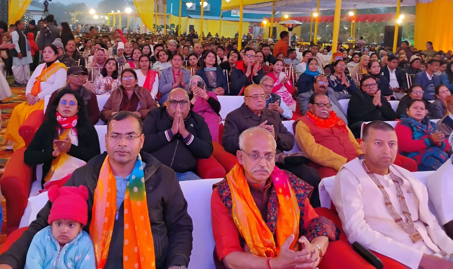 श्रीमद्भगवत गीता ज्ञान महोत्सव ‘गीता रसामृतम’ में मौजूद इस्कॉन के अध्यक्ष अपरिमेय श्याम प्रभु व श्रीमद्भगवत गीता ज्ञान महोत्सव ‘गीता रसामृतम’ में मौजूद इस्कॉन के अध्यक्ष अपरिमेय श्याम प्रभु व