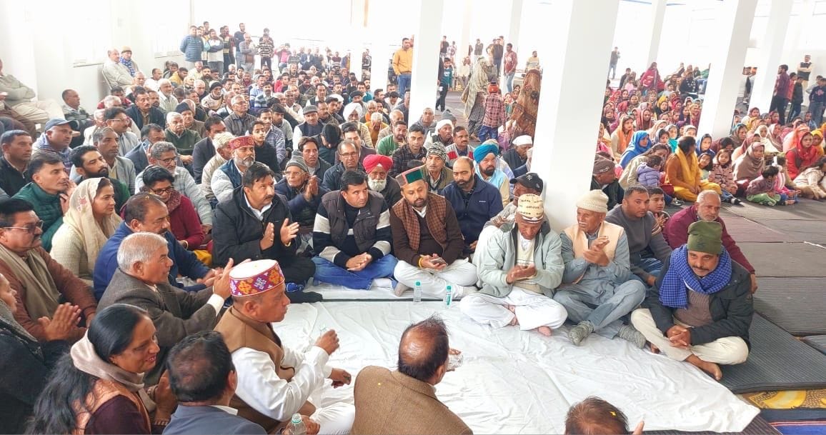 उपमुख्यमंत्री ने श्री गुरु रविदास मंदिर भदसाली के भवन का  लोकार्पण करते। लोक संपर्क विभाग