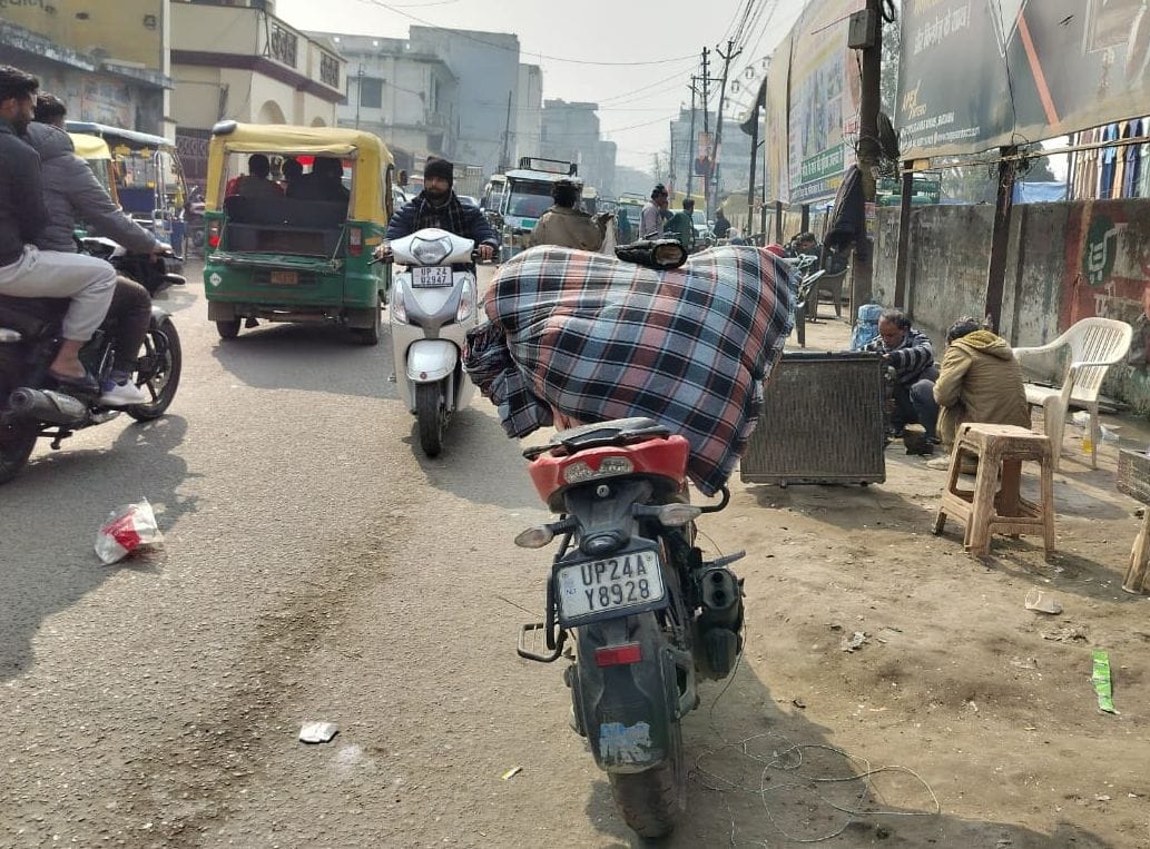कचहरी रोड पर सूना पड़ा वेंडिंग जोन। संवाद