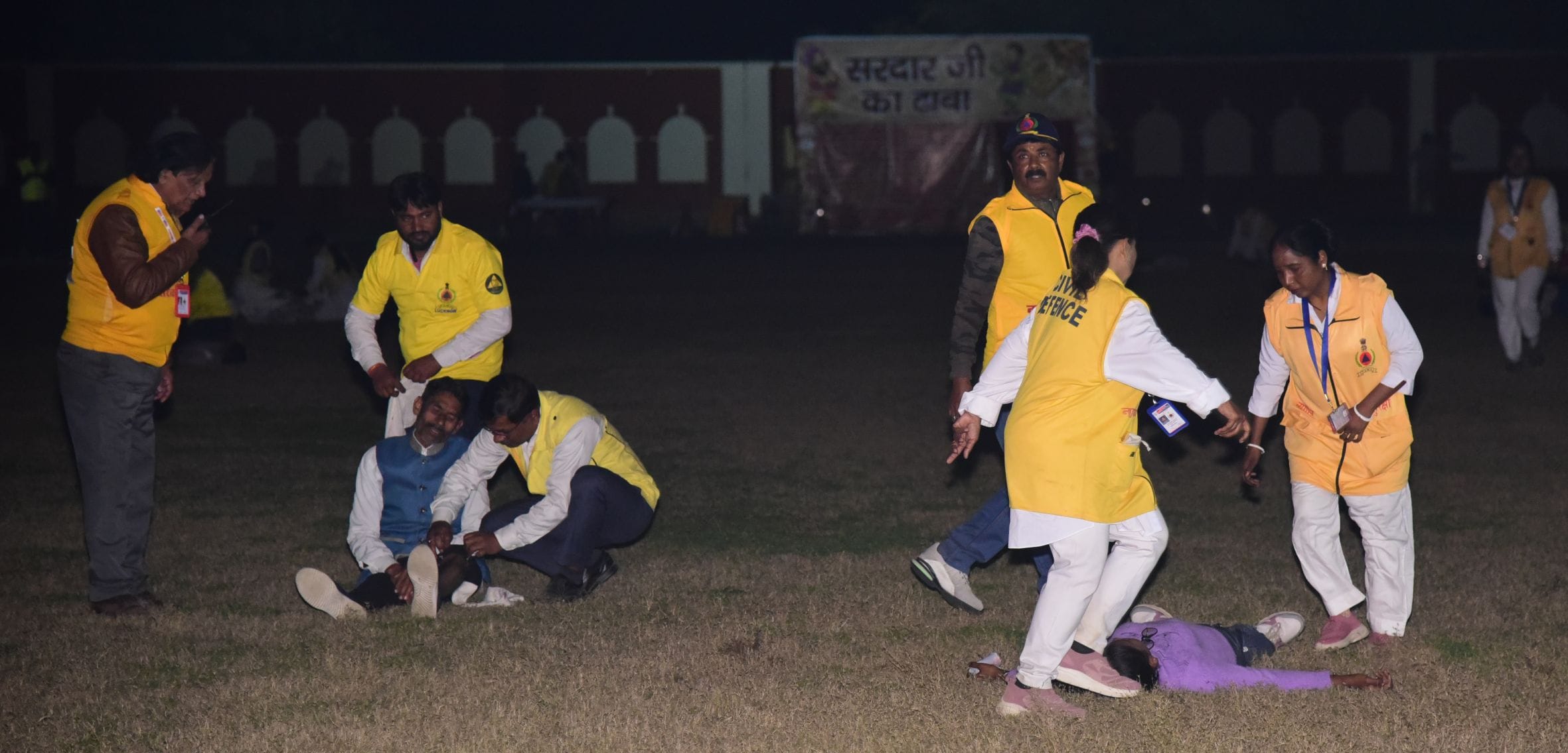 मॉकडि्रल के दौरान सीएम योगी। मॉकडि्रल के दौरान सीएम योगी।